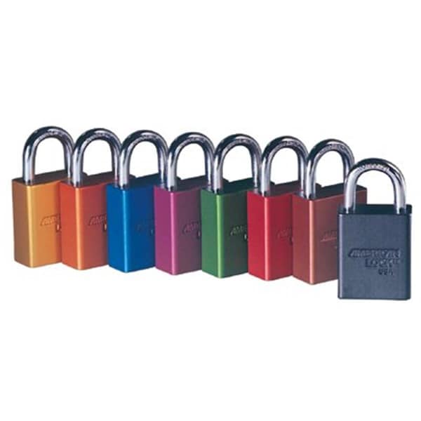 American Lock 045-A1105YLW Gold Safety Lock-Out Color Coded Secur